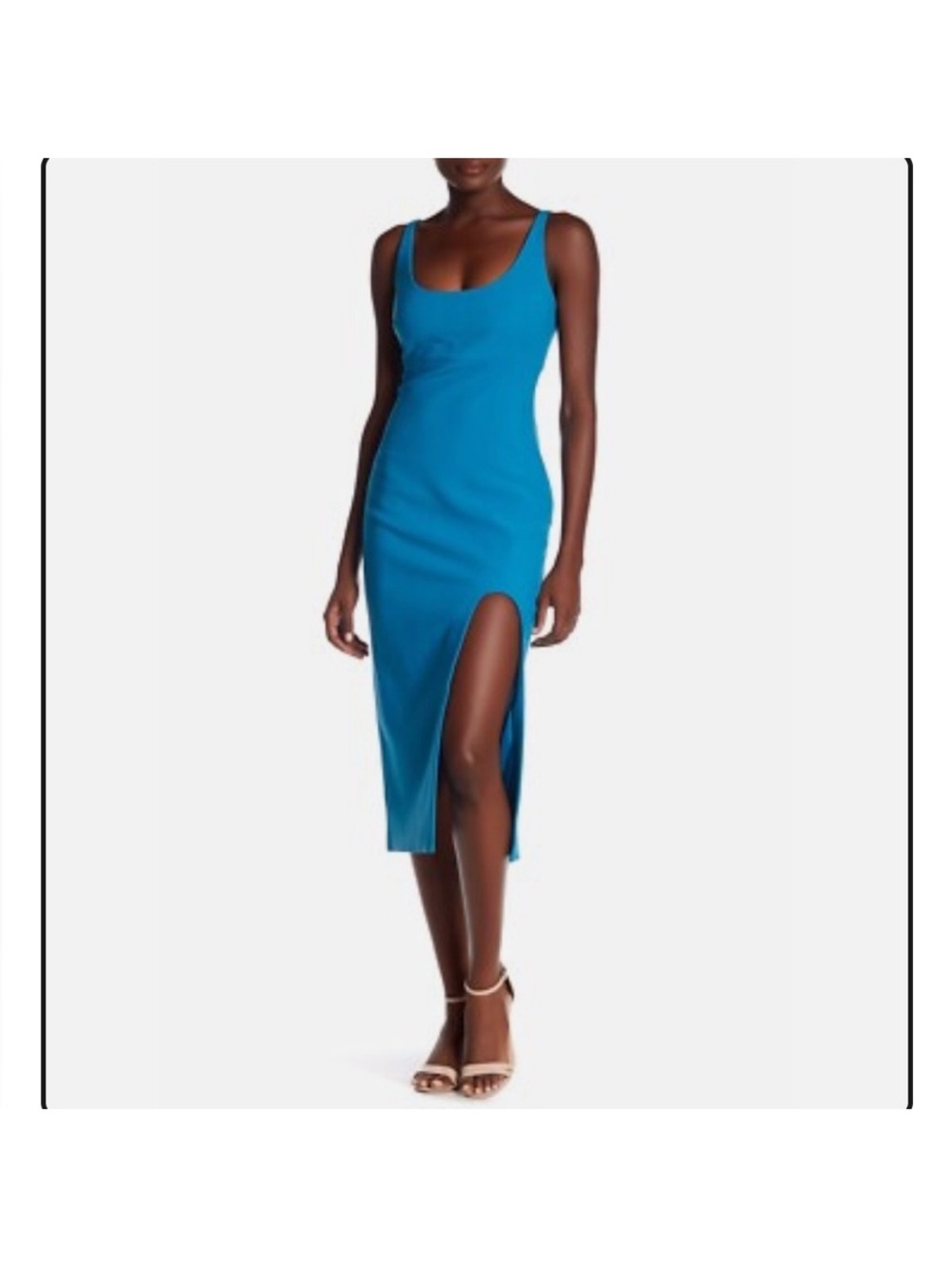 Cinq A Sept Sz 4 Breena Blue Turquoise Split Midi Dress
Fashion Celeb Trend
